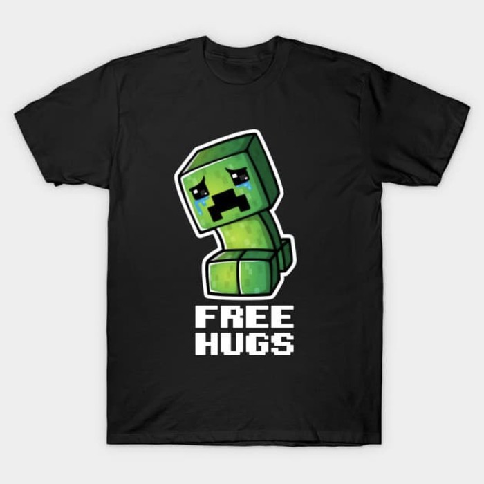 Phss Or67 Kaos Anak Minecraft Free Hug Roblox Baju Distro Tshirt