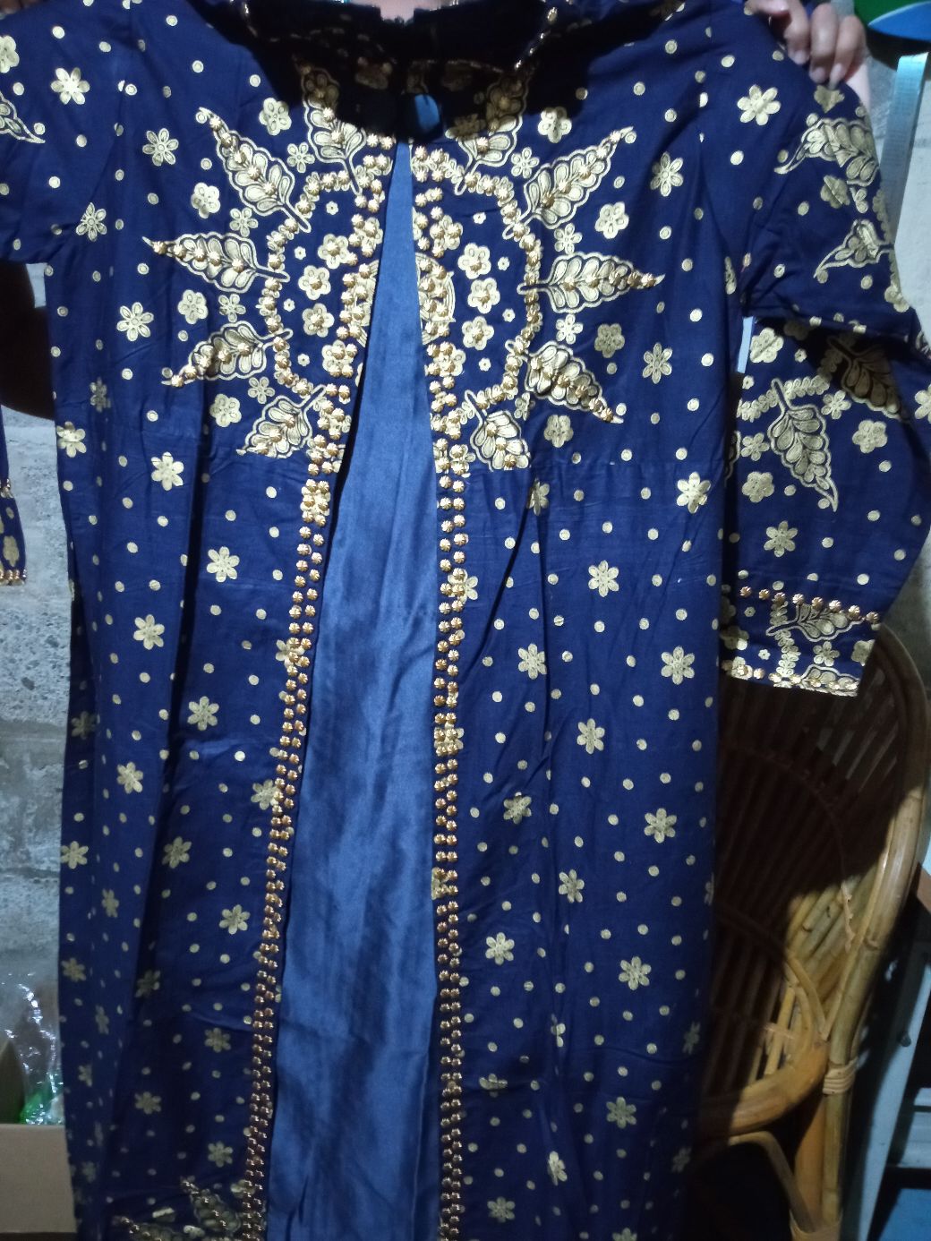Gamis Motif Batik Songket Palembang