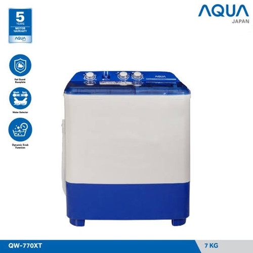 Aqua Japan QW-770XT Twin Tub Mesin Cuci [7 Kg]