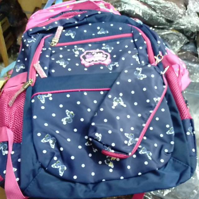 Tas ransel silver gils import