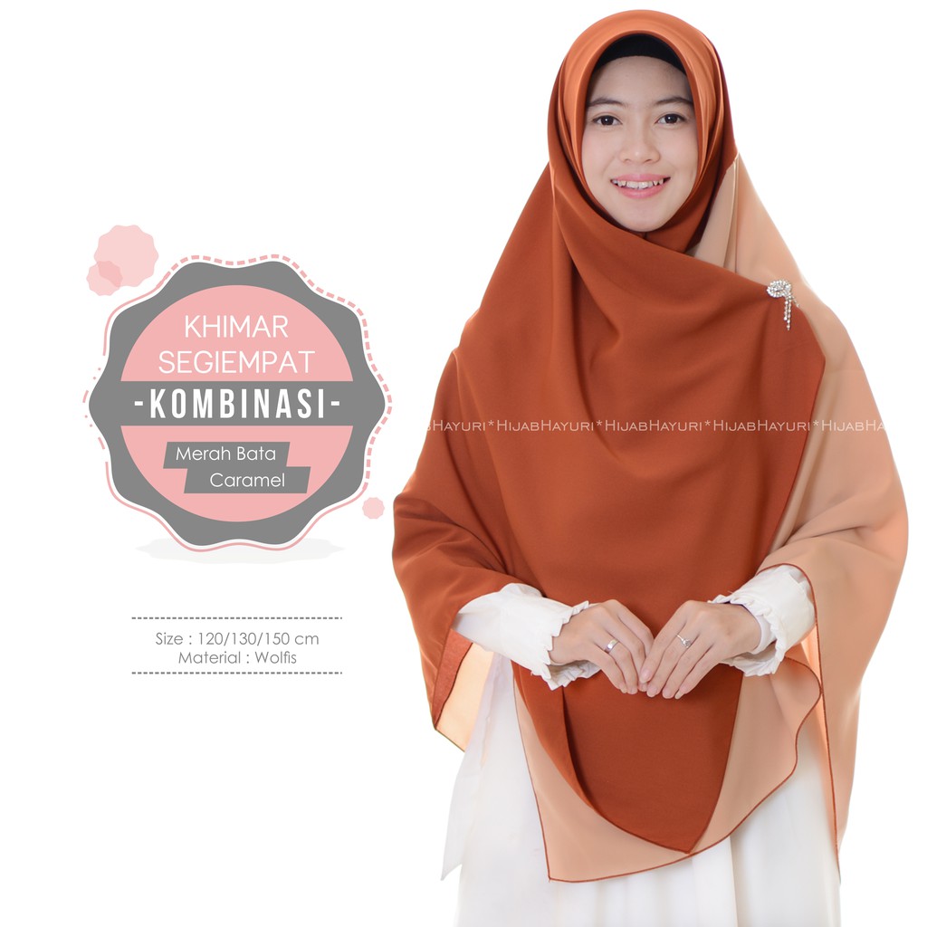  Jilbab  Yg Cocok Untuk Baju Warna  Merah Bata Voal Motif