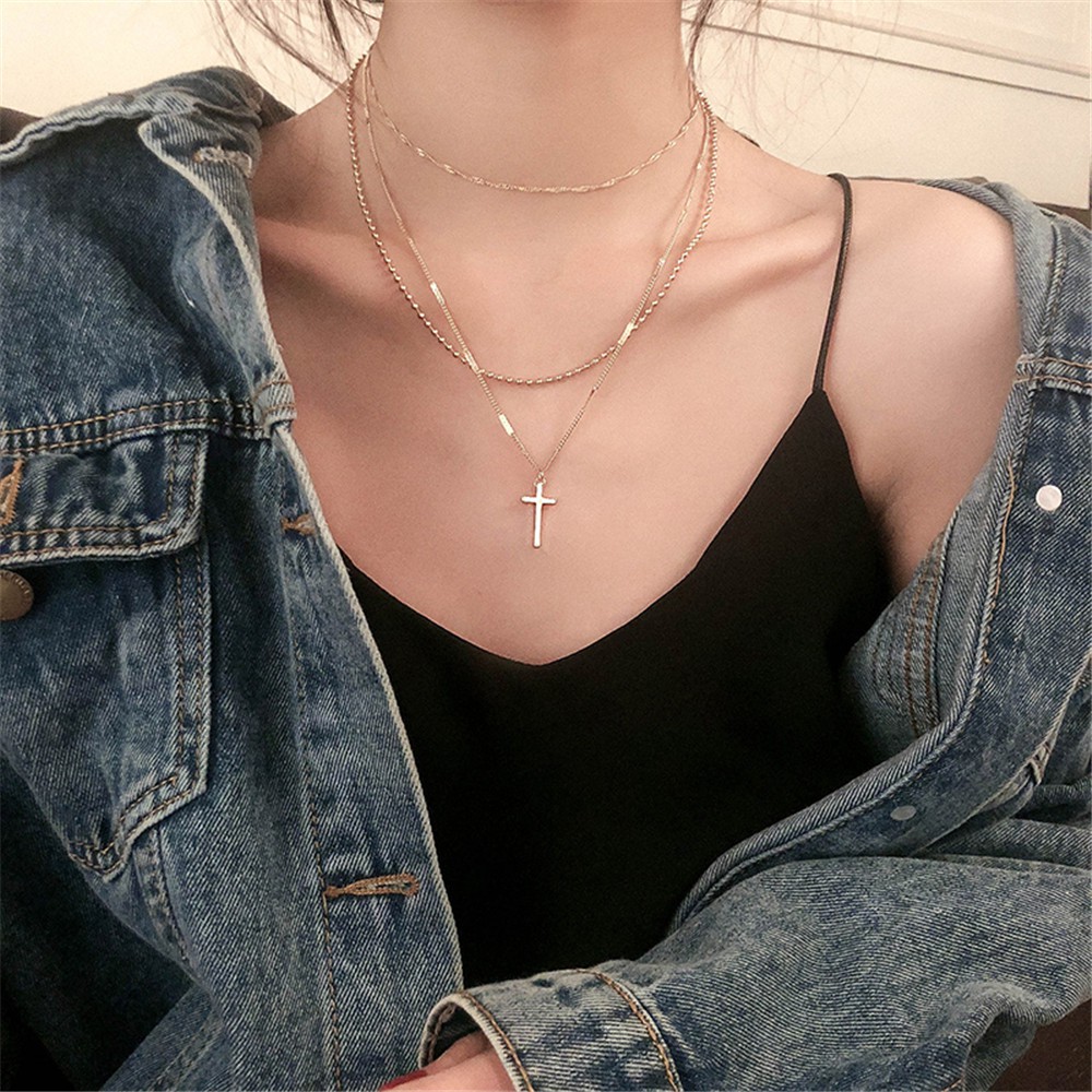 Korean Long Section Pendant Elegant Necklace Women Ladies Simple Accessories Fashion Jewelry Decor-6