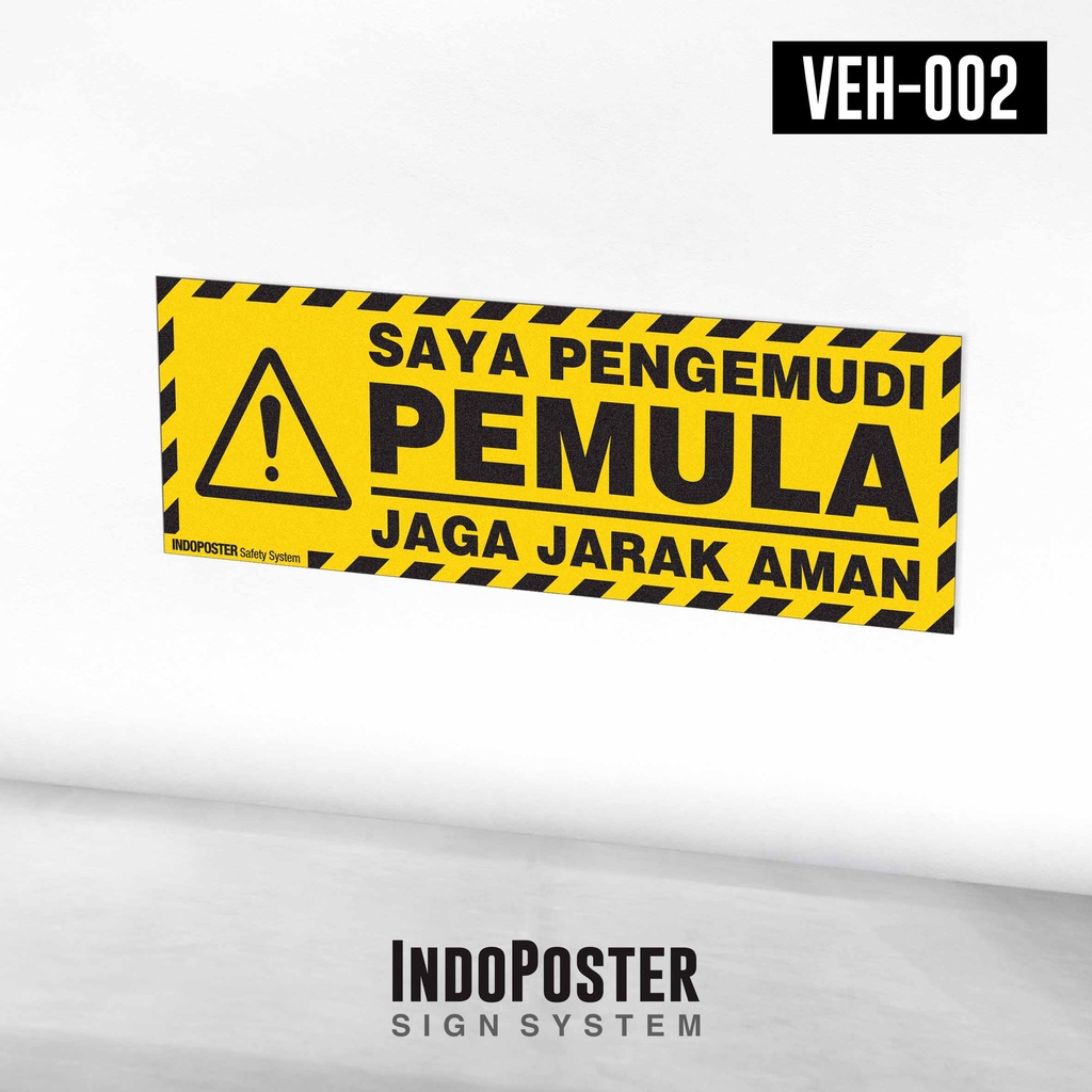 

Stiker K3 Saya Pengemudi Pemula Belajar Latihan Mobil Kendaraan Safety Driving