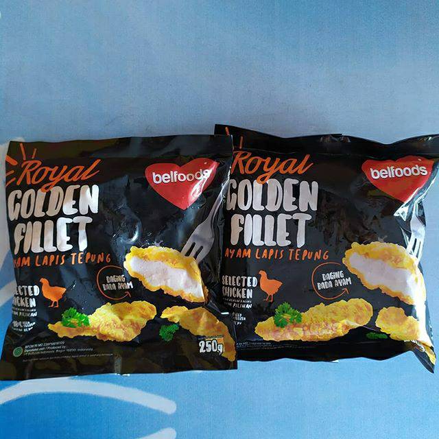 

AYAM GOLDEN FILLET BELFOOD 250GR/ENAK BANGET/ROYAL BANGET