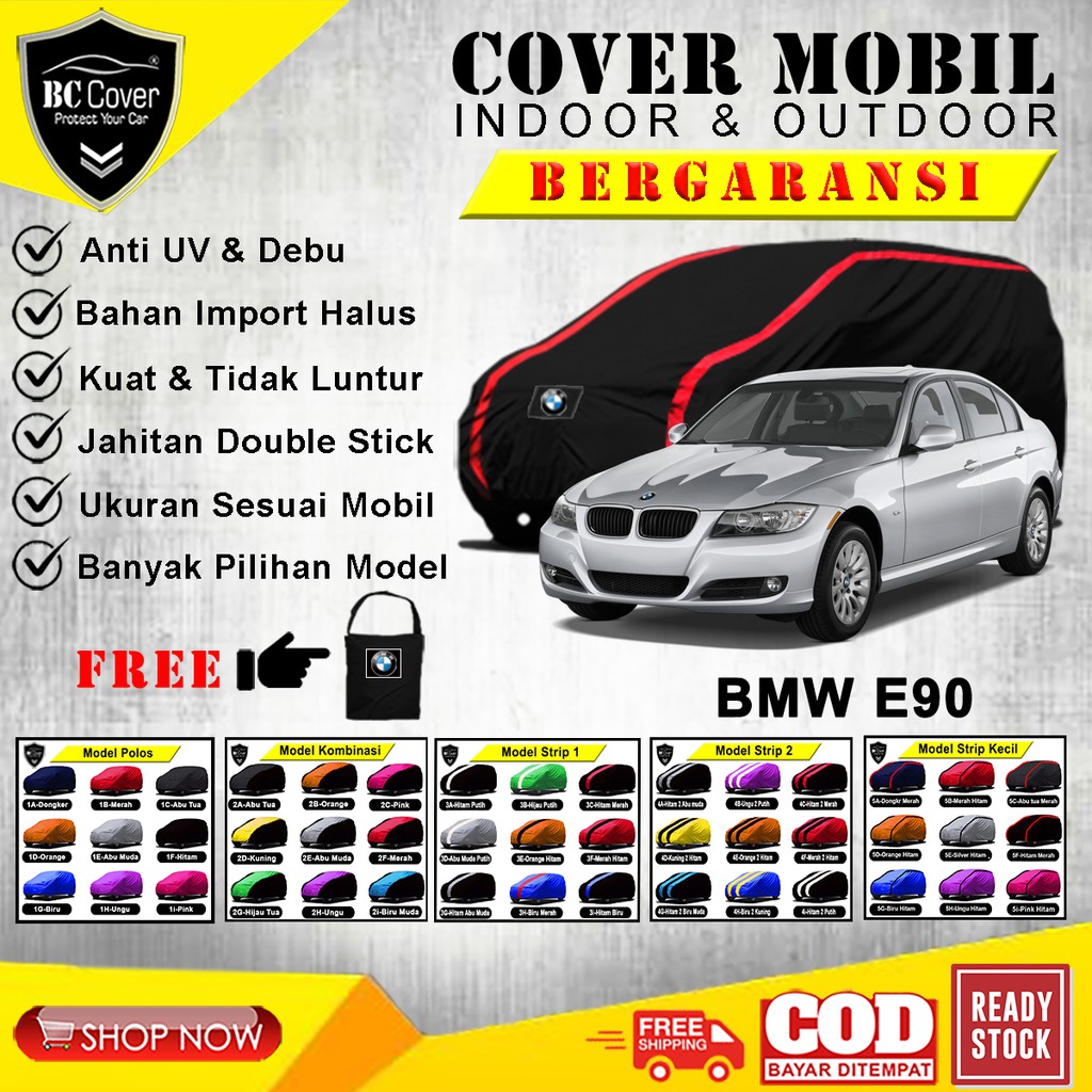 Body Cover Mobil Sedan BMW E90, Sarung Mobil BMW Seri 3 E-90, Mantel Selimut Jas Penutup Pelindung