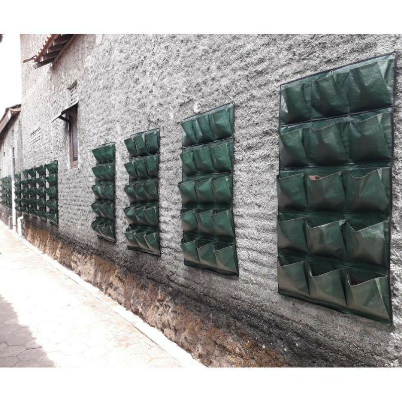 Wall Planter 5/15/16 Pocket Planter Dinding banyak kantong tanam