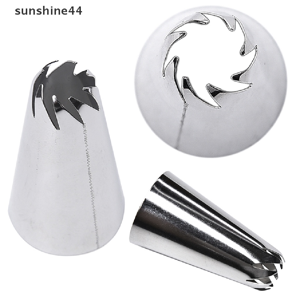 Sunshine Spuit Piping Icing Bahan Stainless Steel Untuk Dekorasi Kue 1823