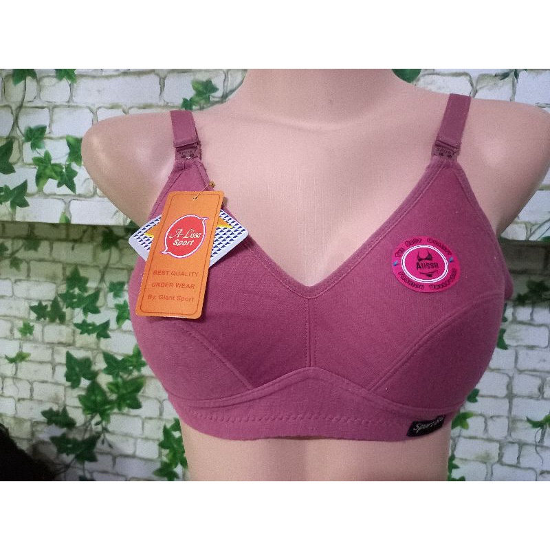 Sport bra (POLOS) dewasa&RemajaABG tanpa kawat&busa termurah-Dewasa(42)