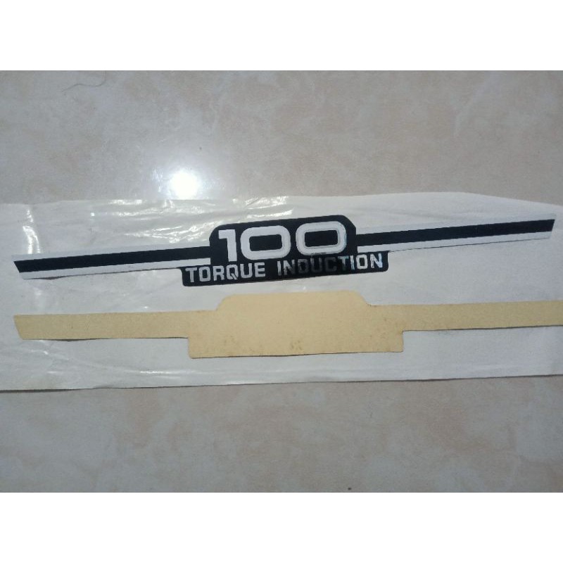 striping stiker emblem box tutup aki yamaha rs100 rs 100 non original stok lama kwalitas super