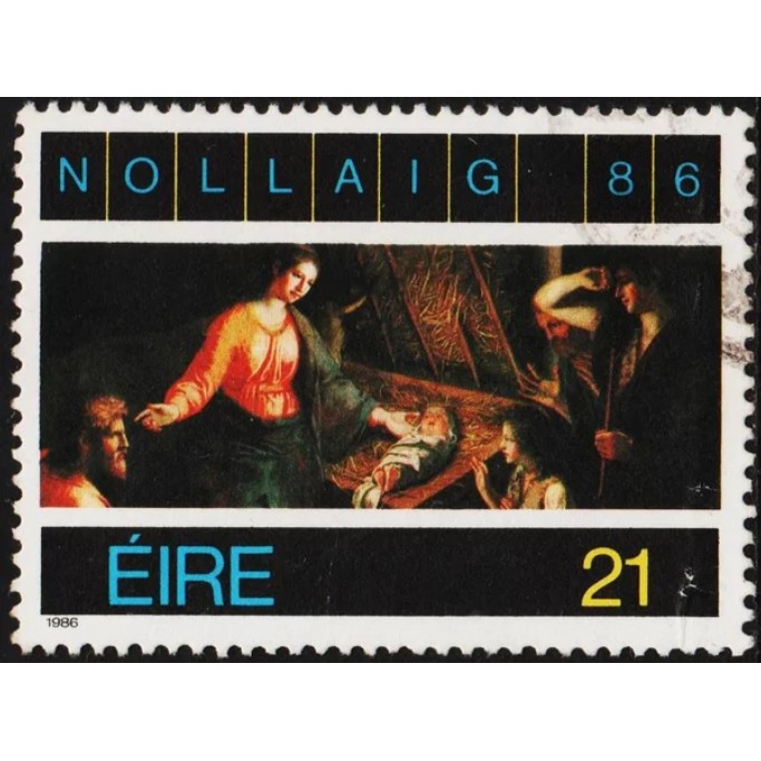 

Perangko Filateli K37 Ireland VFU 1v 20.11.1986 Christmas Stamp