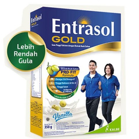 ENTRASOL GOLD VANILA COKLAT ORIGINAL 340gr