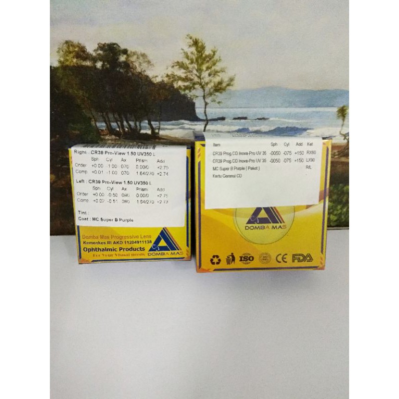 lensa progresif gosok/RX DOMAS