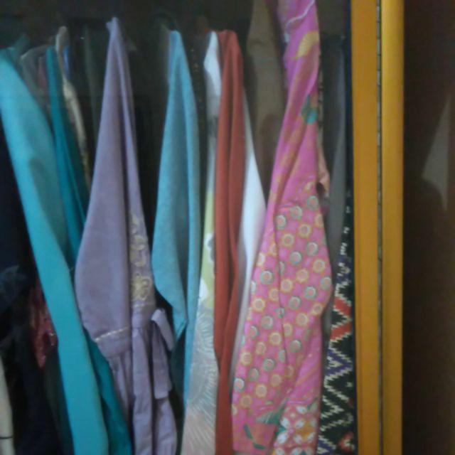 M-l-xl-xxl Batik Tunik Wanita Asj Sa Hrb026 Kenongo Pekalongan Sogan Tulis