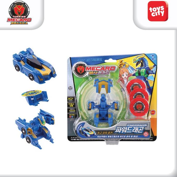 Mecard Bbasha 02 Basic Mecanimal PowerDragon Transforming Car Original