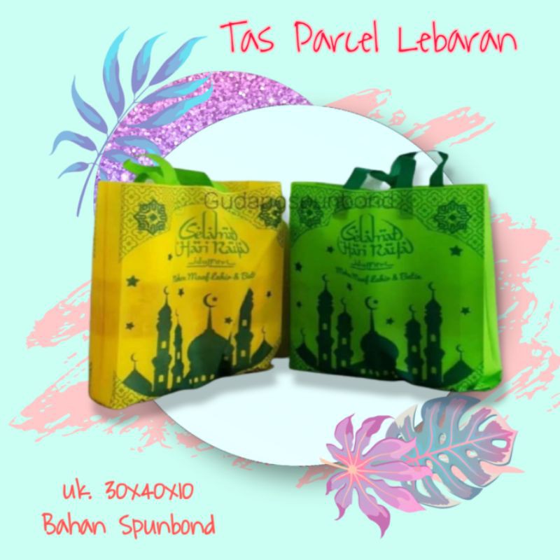 

Goodie Bag Idul Fitri Tas Kain Hantaran Lebaran Idui 1Lusin uk. 30x40x10