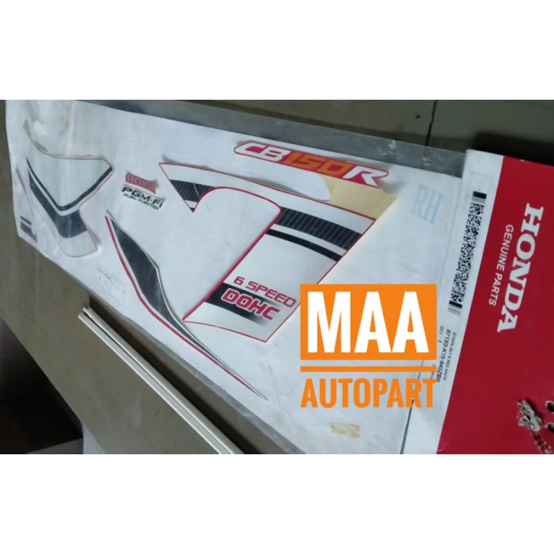 Stripe Set Sticker Stiker Body CB150R CB 150R Old Lama 2012 - 2015 Red White Merah Putih 871X0K15940