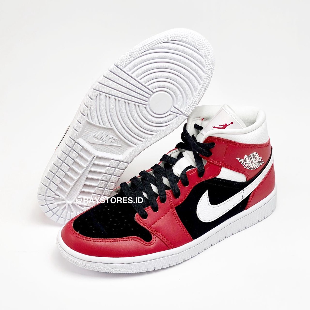 Air Jordan 1 Mid Gym Red Black