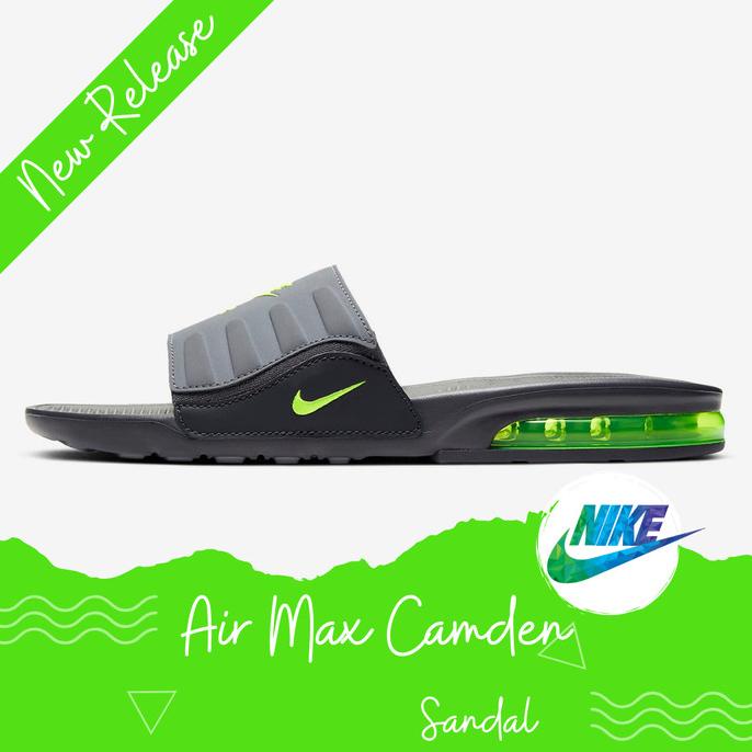 Nike Airmax Air Max Camden Slides Sandal Sneakers Volt Cool Dark Grey Raisha_Store1