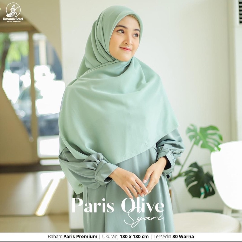 Jilbab Paris Olive Syar’i