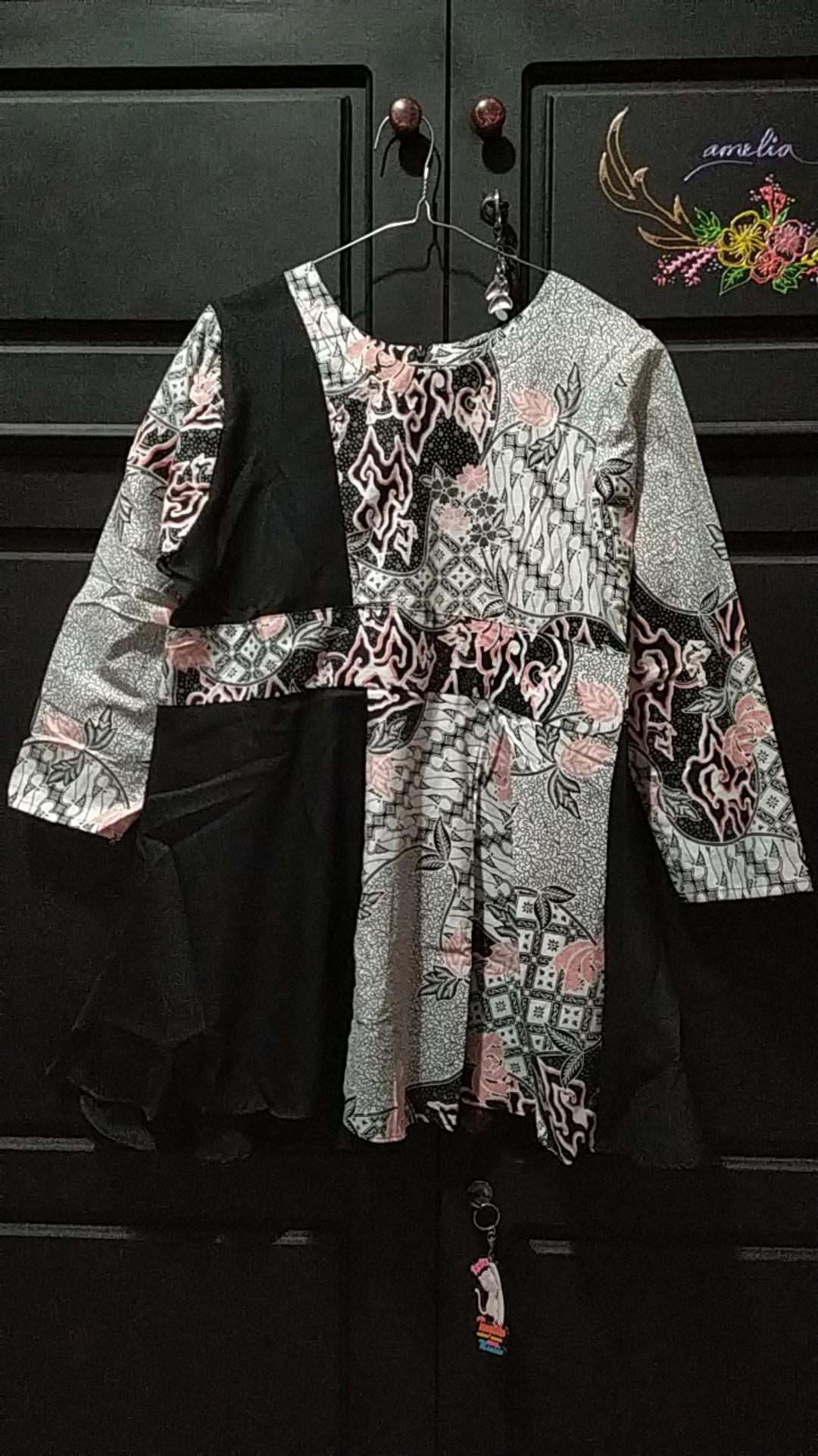 Atasan Batik Wanita Seragaman Dolbi Dolby Dobby Doby Tenun Sutra Halus Katun Atbm