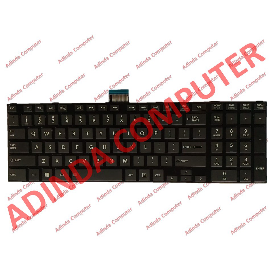 KEYBOARD TOSHIBA L850 L855 L855D C850 C855 C870 C875D FRAME BLACK