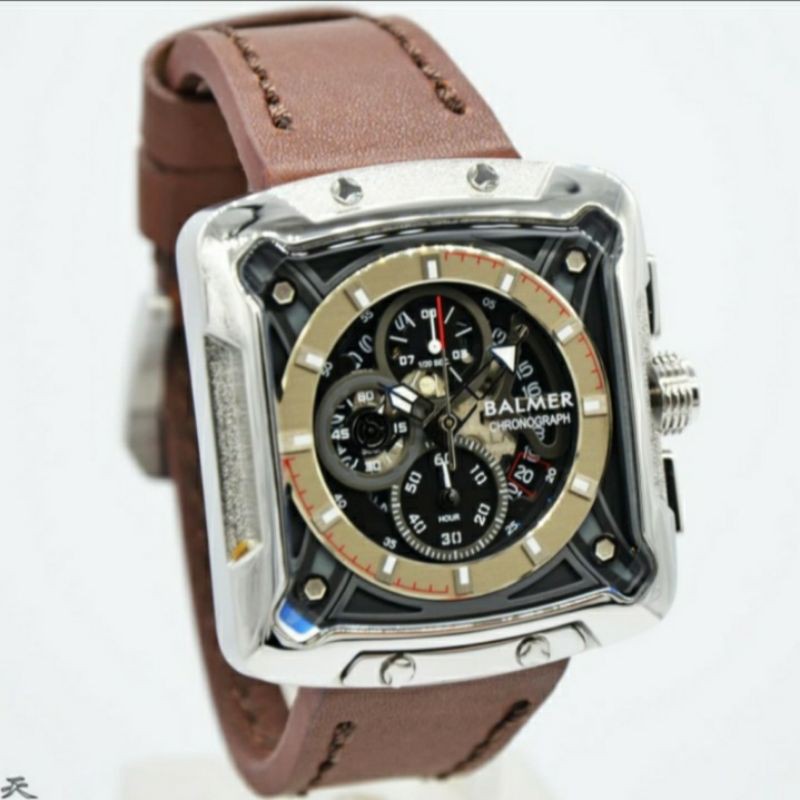 BALMER B.7982 JAM TANGAN PRIA BALMER KOTAK ORIGINAL