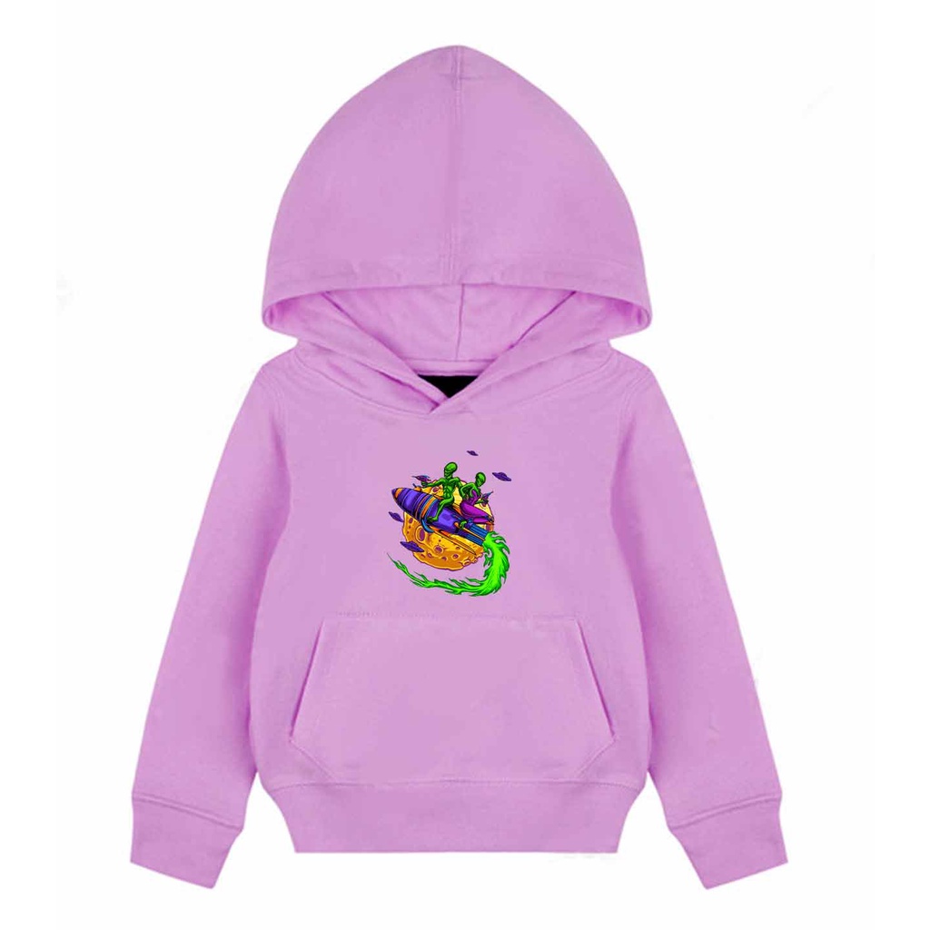 Hoodie Anak Alien Sweet Sweater Pakaian Fleece M - XL