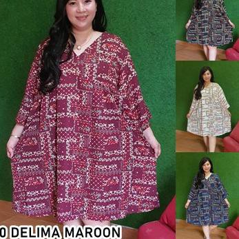 Terbaru JUNE DRESS TUNIK SUPER JUMBO RANESHA XXXXL LD 130cm. . . .