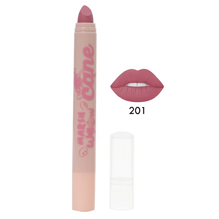 Marshwillow Candy Cane Matte Lip Crayon Red Version &amp; Nude Version by Natasha Wilona