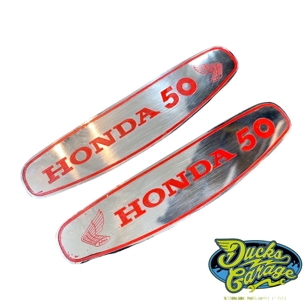 Emblem decal plat tangki tanki honda pispot c50