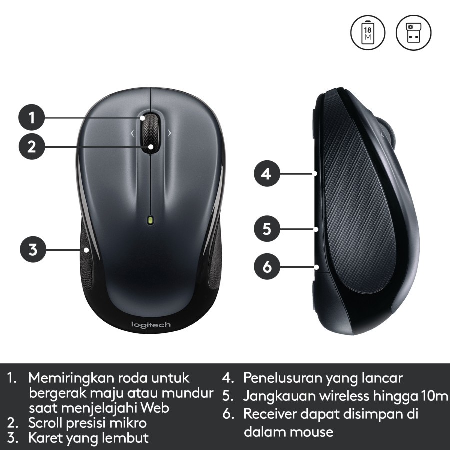 Mouse Logitech M325 Wireless