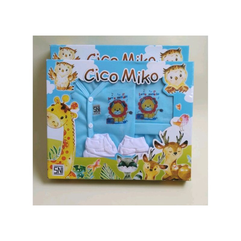 Gift Set Kado Pakaian bayi Baru Lahir/Hampers/Cico Miko Set Baju Bayi Murah