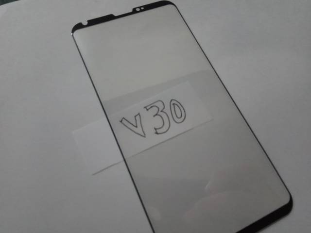 tempered glass LG V30 screen guard anti gores kaca warna