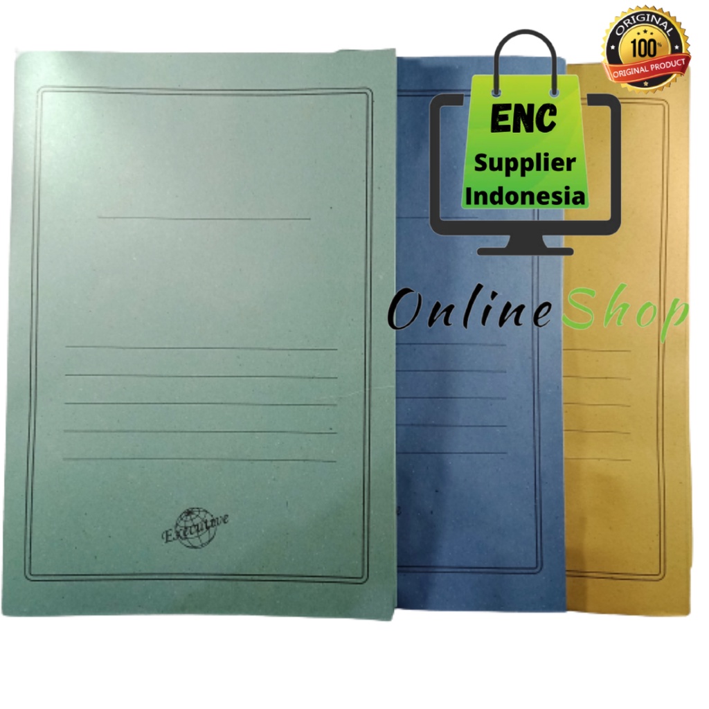 

10 buah Stopmap kabita murah f4 Map Kertas ukuran folio 36 x 24 cm per set - enc.sup