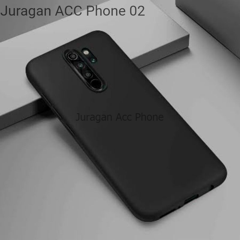 Soft Case Blackmatte Xiaomi Redmi 9 Casing Silikon  Black Matte Hitam Polos Xiaomi Redmi 9 Murah Ter