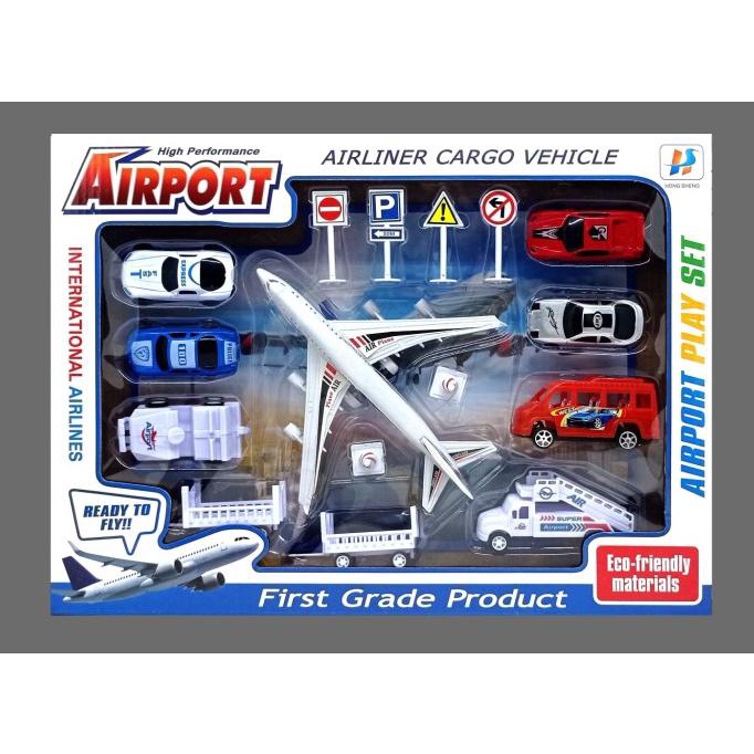 Mainan Pesawat Bandara Airport Plane Set