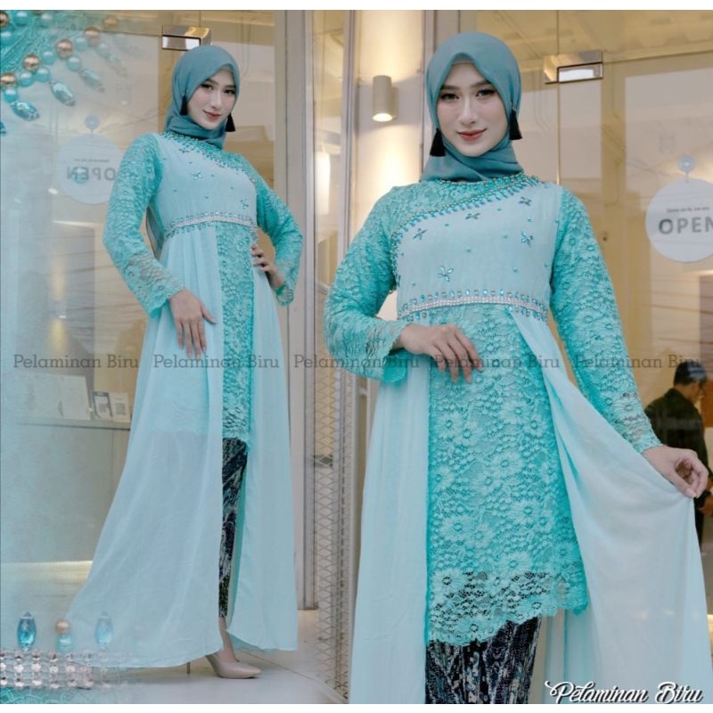 Setelan Tunik Gaby / Kebaya Pesta / Kebaya Wisuda / Kebaya Modern