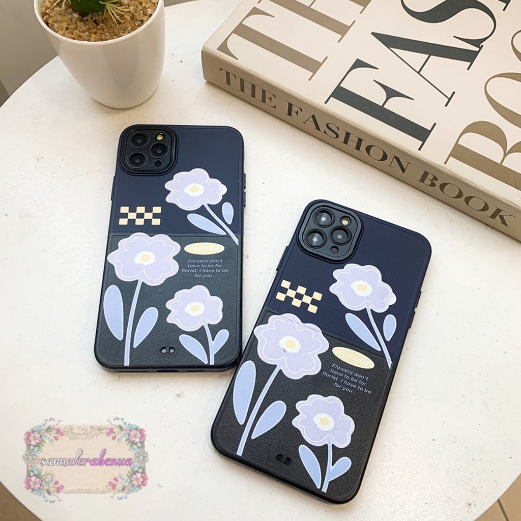 SS107 CASE MOTIF BUNGA SAMSUNG A20 A30 A20S A21S M22 A32 A50 A30S A50S A51 A52 M23 A23  A750 A7 2018 SB4166