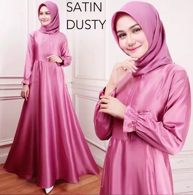 GAMIS VELVET POLOS ASSYIFA GAMIS TERLARIS