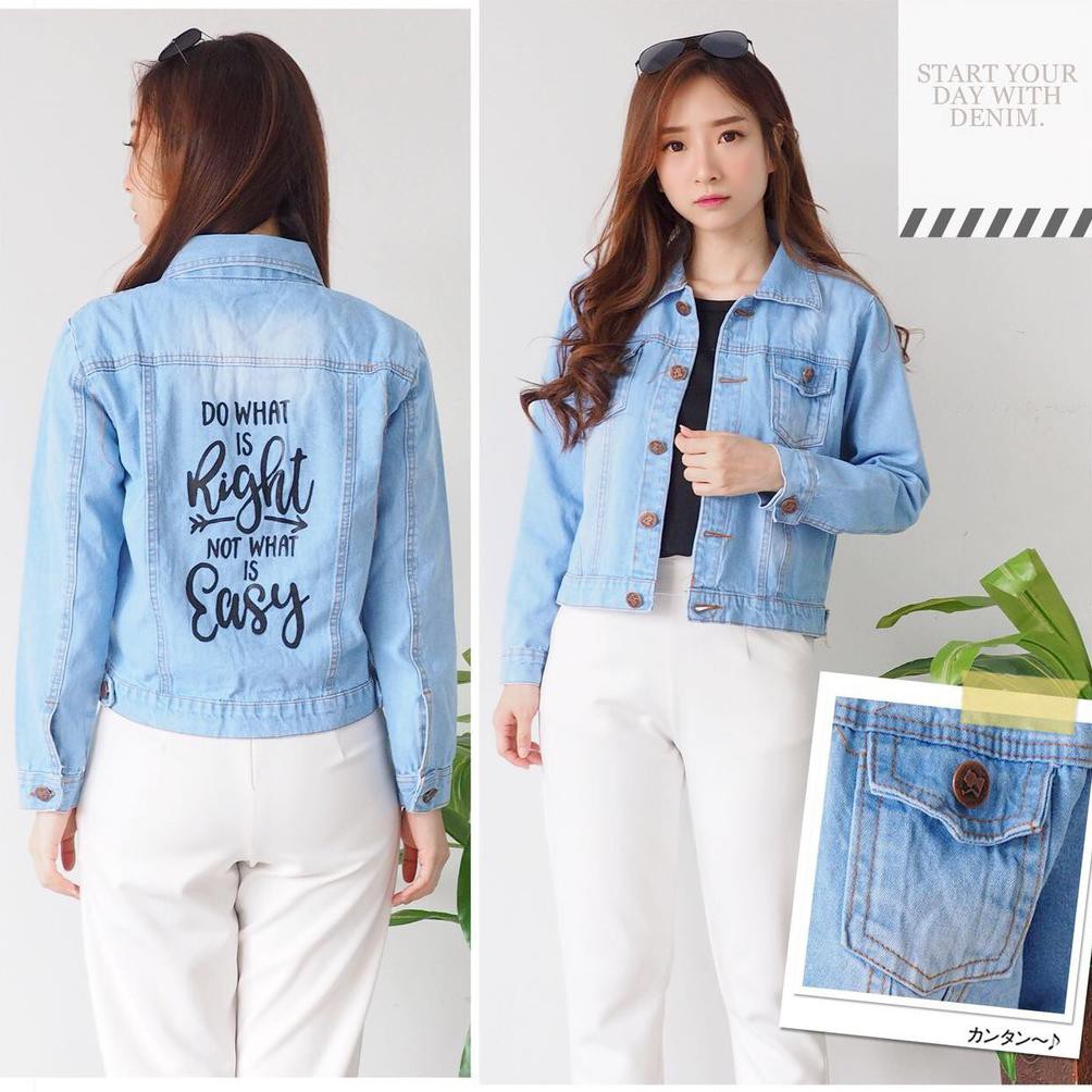 JAKET JEANS EASY