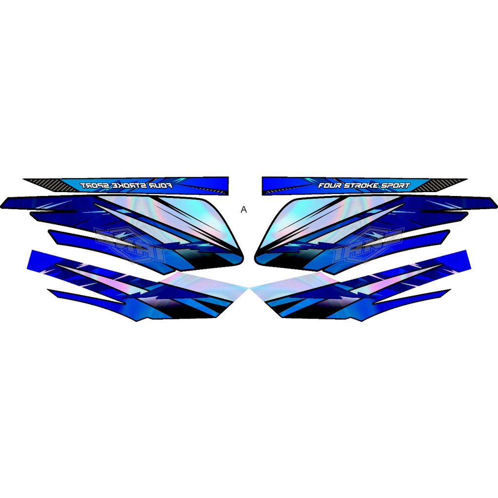 CUSTOM STIKER STRIPING GL MAX GL PRO GL 100 VARIASI HOLOGRAM / STRIPING GL NEW DESAIN / PROMO STRIPING GL TERMURAH