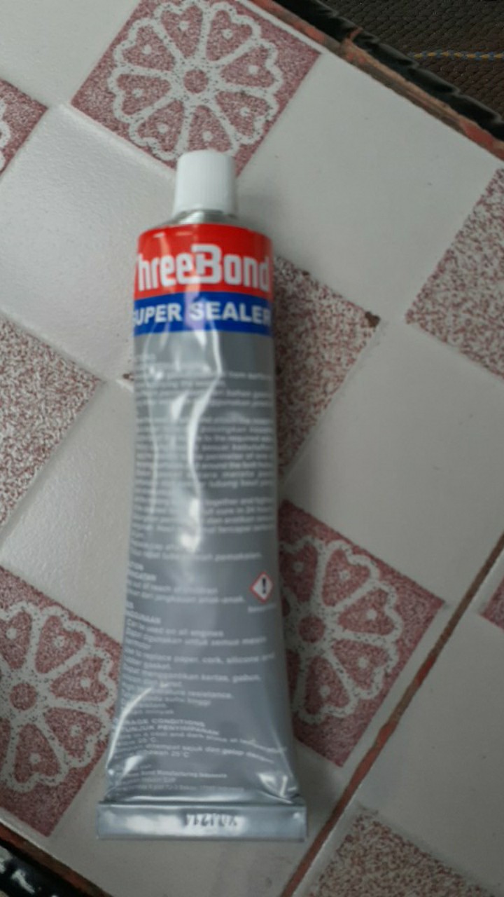 Lem Threebond Super Sealer No.1 Grey High Temp Rtv Silicone Net 75g