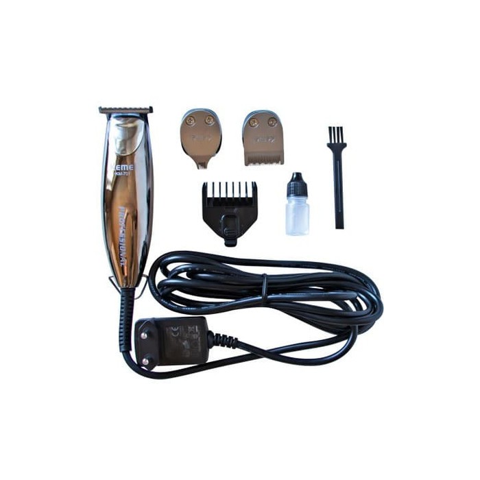 kemei km 701 detailer corded pakai kabel hair clipper elektrik trimmer