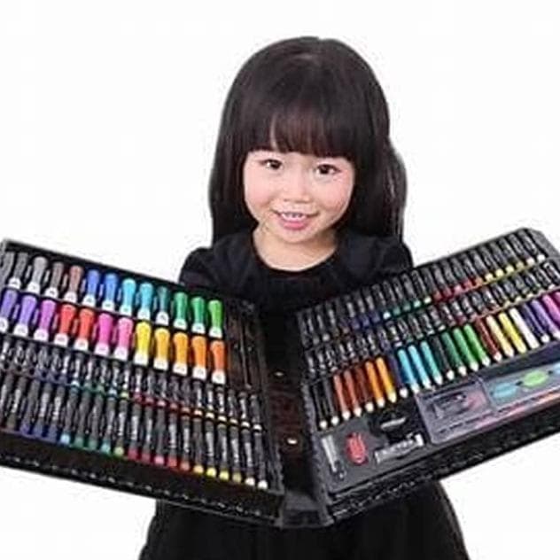 

Pendrawing- Crayon Set (150Pc).Cat Minyak Warna Pastel Untuk Anak -Drawing-Pen.