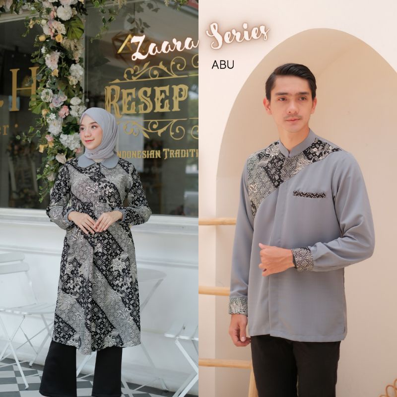 Baju Couple Atasan No Hijab Zaara Batik