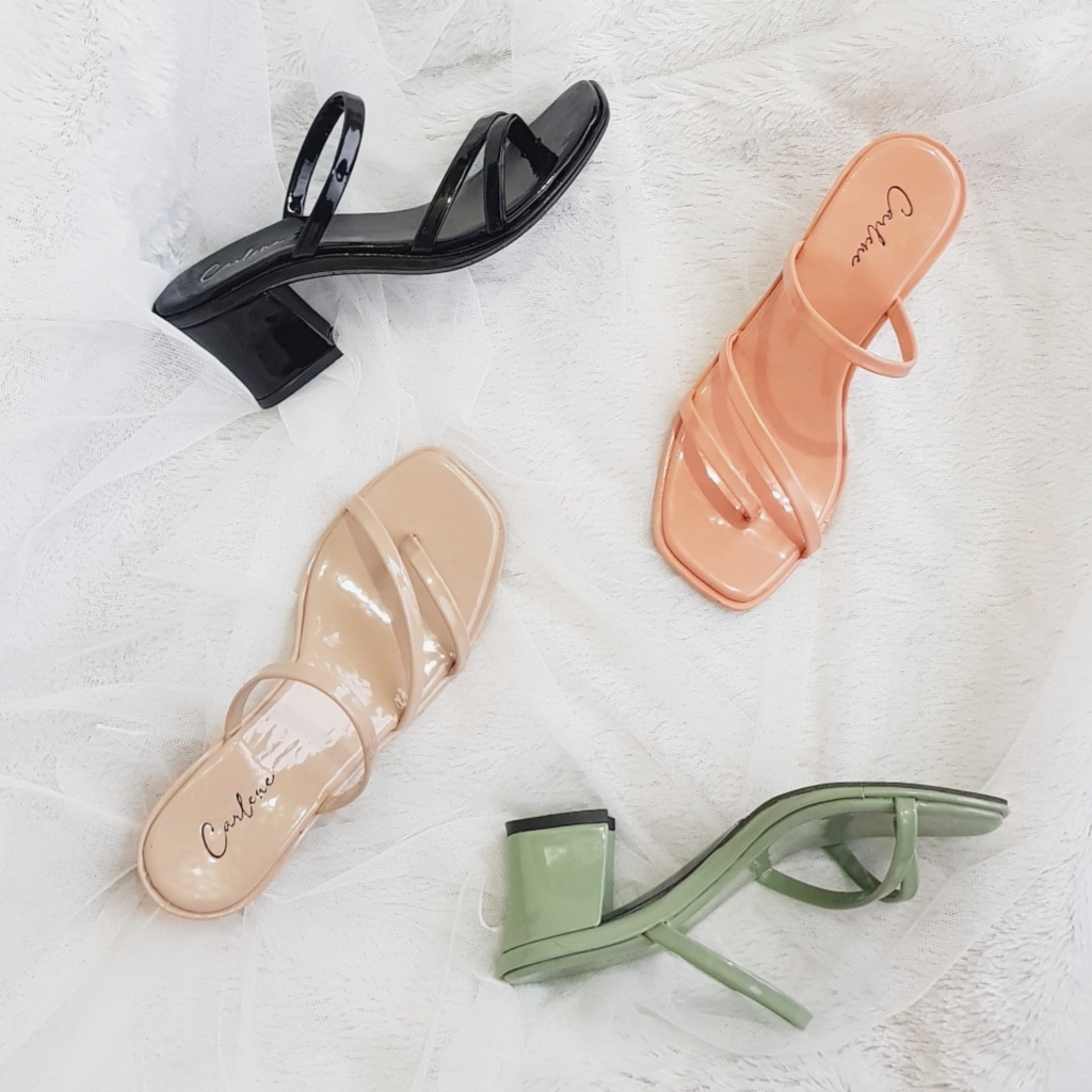 Sendal Kondangan Cewek Kekinian Murah High Heels Pesta  Wanita Haigh Hels Heals Terbaru Bridesmaid H