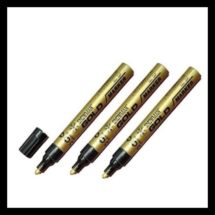 

Spidol Paint Marker Snowman Gold Emas Per Pc Ukuran Medium Terbaik