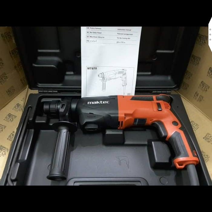Termurah!!! Mesin Bor Rotary Hammer Bor Beton Tembok SDS Plus Maktec MT870 Original