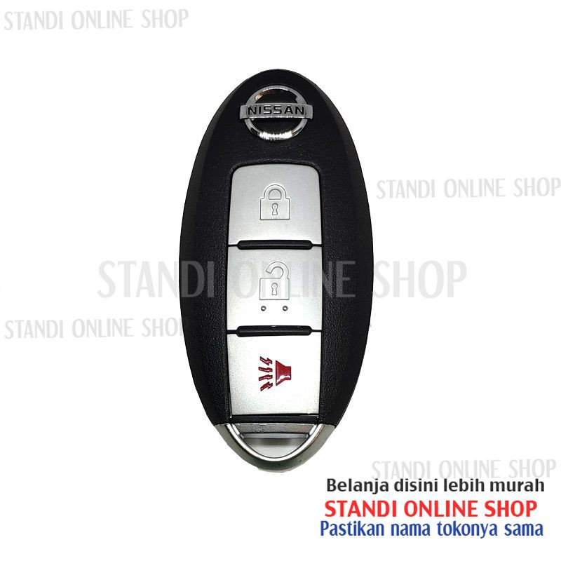 Cassing Remote Rumah Kunci Smart Key Nissan XTrail Latio 3 Tombol