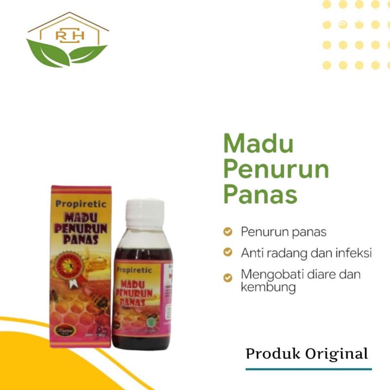 

Madu penurun panas 160 gr pereda panas